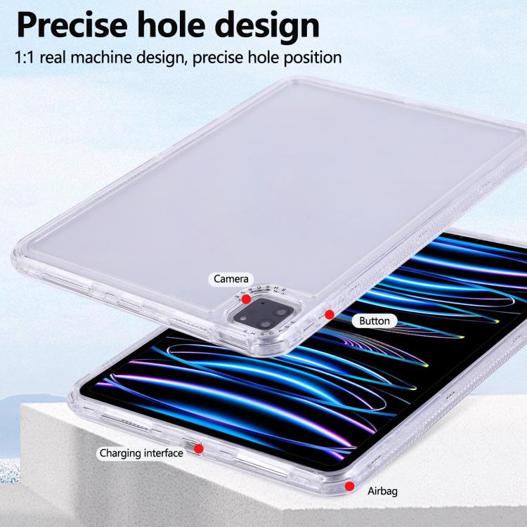 For iPad Air 13 2024 / Pro 12.9 2022 Dream 3 in 1 TPU Hybrid PC Tablet Case(White) - iPad Air 13 2025 / 2024 Cases by buy2fix | Online Shopping UK | buy2fix