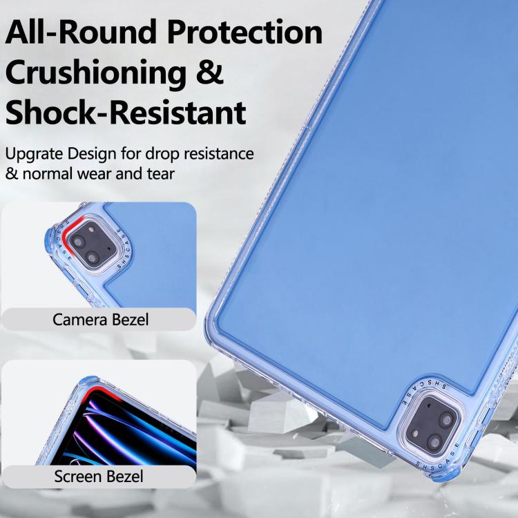 For iPad Air 13 2024 / Pro 12.9 2022 Dream 3 in 1 TPU Hybrid PC Tablet Case(Blue) - iPad Air 13 2025 / 2024 Cases by buy2fix | Online Shopping UK | buy2fix