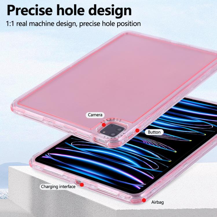 For iPad Air 13 2024 / Pro 12.9 2022 Dream 3 in 1 TPU Hybrid PC Tablet Case(Pink) - iPad Air 13 2025 / 2024 Cases by buy2fix | Online Shopping UK | buy2fix