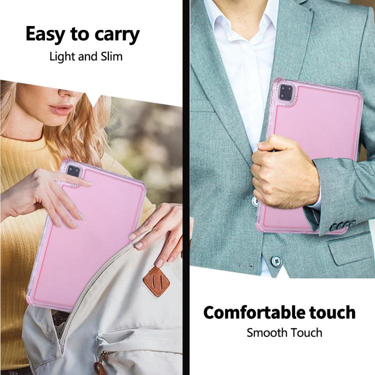 For iPad Pro 11 2022 / 2021 / 2020 Dream 3 in 1 TPU Hybrid PC Tablet Case(Pink) - iPad Pro 11 (2022/2021) Cases by buy2fix | Online Shopping UK | buy2fix