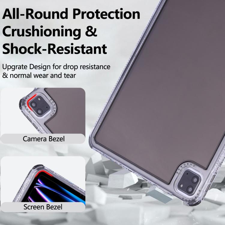 For iPad Pro 11 2024 Dream 3 in 1 TPU Hybrid PC Tablet Case(Black) - iPad Pro 11 2024 Cases by buy2fix | Online Shopping UK | buy2fix