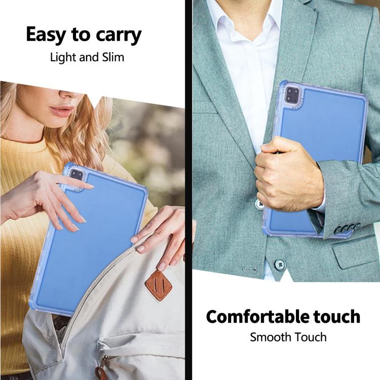 For iPad Pro 11 2024 Dream 3 in 1 TPU Hybrid PC Tablet Case(Blue) - iPad Pro 11 2024 Cases by buy2fix | Online Shopping UK | buy2fix