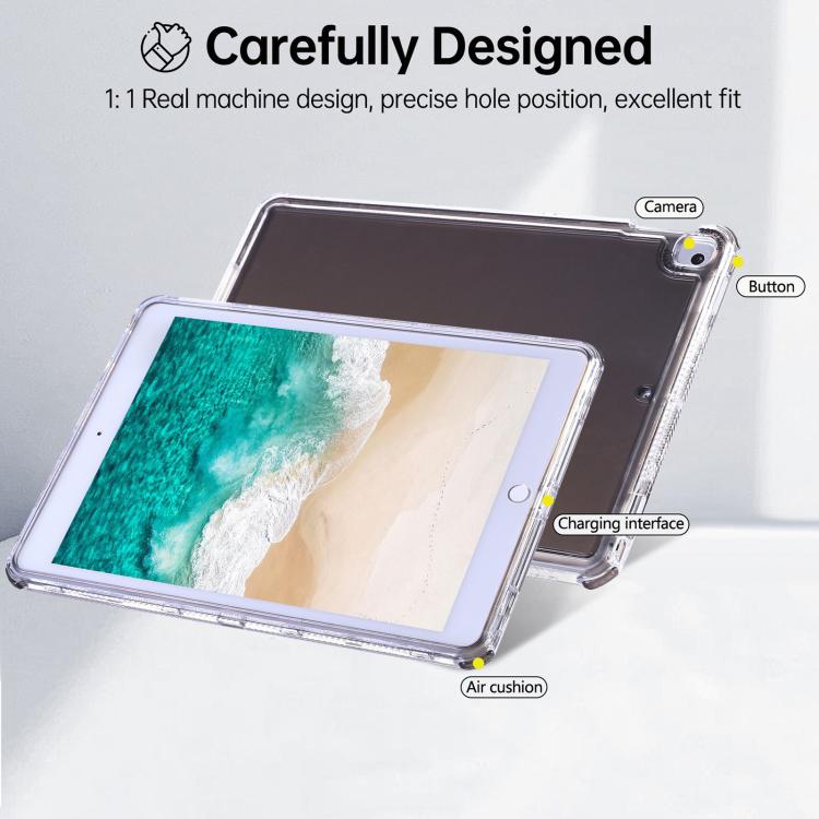 For iPad Air / Air 2 / 9.7 2018 Dream 3 in 1 TPU Hybrid PC Tablet Case(Black) - iPad 9.7 (2018) & (2017) Cases by buy2fix | Online Shopping UK | buy2fix