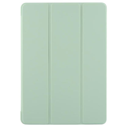 For iPad 10.2 2021 / 2020 / 2019 GEBEI 3-folding Holder Shockproof Flip Leather Tablet Case(Green) - iPad 10.2 Cases by GEBEI | Online Shopping UK | buy2fix