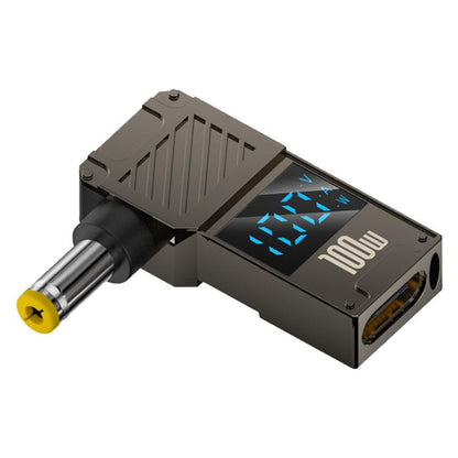 100W Computer Charging Digital Display Adapter, Specification:Type-C to DC5.5x2.5mm - Universal Power Adapter by buy2fix | Online Shopping UK | buy2fix