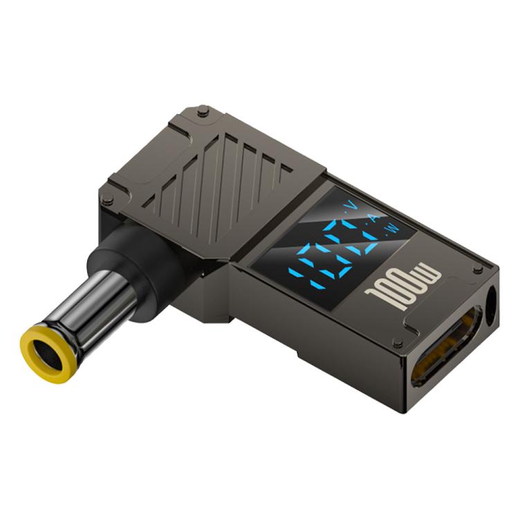 100W Computer Charging Digital Display Adapter, Specification:Type-C to DC5.0x1.0mm - Universal Power Adapter by buy2fix | Online Shopping UK | buy2fix
