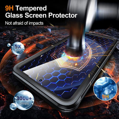 For Samsung Galaxy A36 / A56 RedPepper Tempered Glass MagSafe Phone Case(Black) - Galaxy Phone Cases by RedPepper | Online Shopping UK | buy2fix