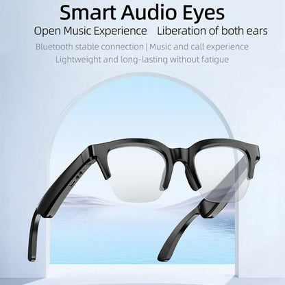 E60 ENC Noise Reduction Smart Audio Bluetooth Glasses(Black) - Smart Glasses by buy2fix | Online Shopping UK | buy2fix
