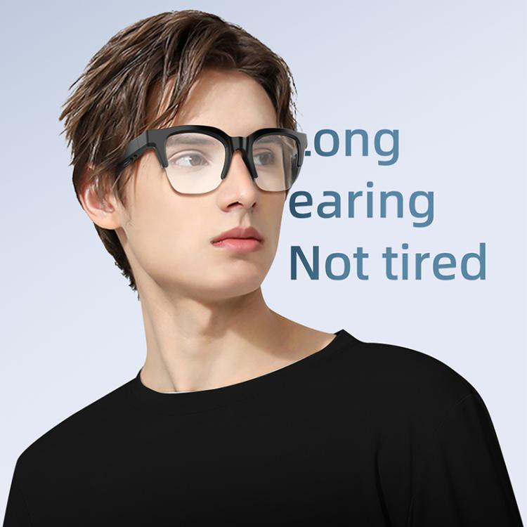 E60 ENC Noise Reduction Smart Audio Bluetooth Glasses(Black) - Smart Glasses by buy2fix | Online Shopping UK | buy2fix