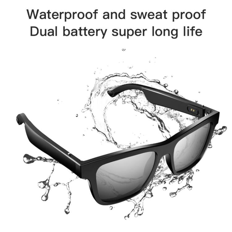 E10 Smart Audio Bluetooth Glasses, Style: Touch Style(Black) - Smart Glasses by buy2fix | Online Shopping UK | buy2fix