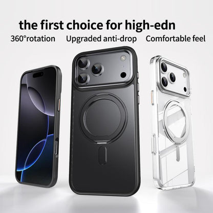 For iPhone 17 Pro Max Frosted 360 Degree MagSafe Magnetic Holder Phone Case(Blue) - iPhone 17 Pro Max Cases by buy2fix | Online Shopping UK | buy2fix