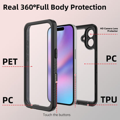 For iPhone 17 RedPepper Waterproof Phone Case(Black) - iPhone 17 Cases by RedPepper | Online Shopping UK | buy2fix