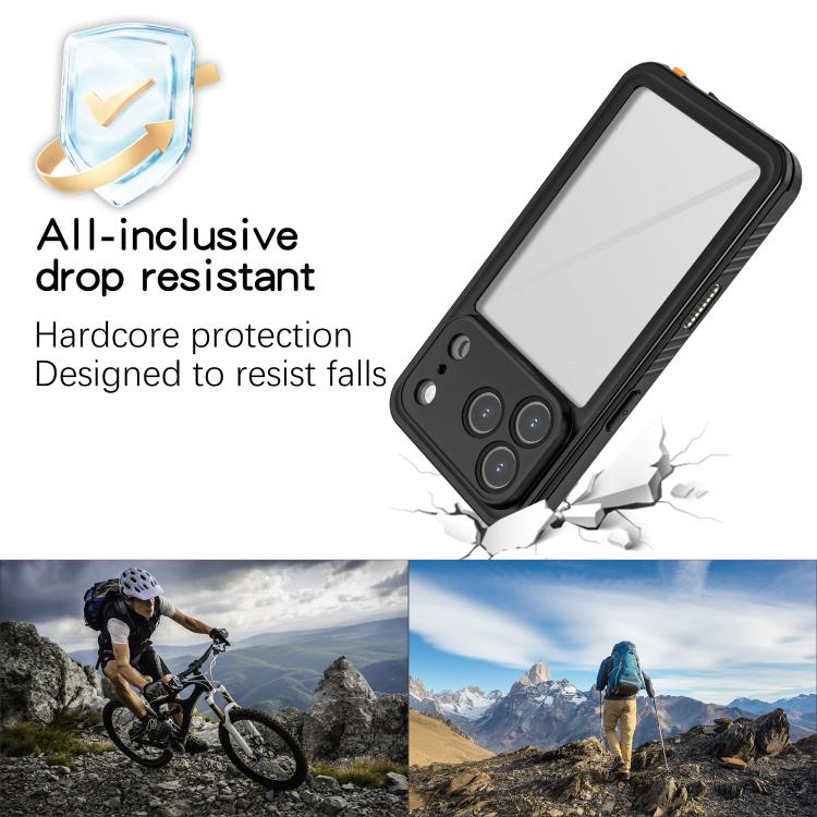 For iPhone 17 Pro RedPepper Waterproof Phone Case(Black) - iPhone 17 Pro Cases by RedPepper | Online Shopping UK | buy2fix