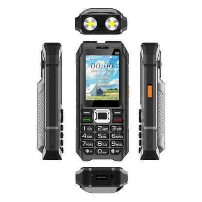 UNIWA M6000 Big Speaker Keypad Phone, 2.4 inch, Dual Flashlights, 21 Keys, SOS, FM, 4 SIM, GSM, Plug:AU Plug(Green) - Others by UNIWA | Online Shopping UK | buy2fix
