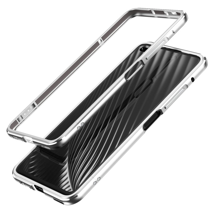 For Huawei Honor V30 Aluminum Alloy Shockproof Protective Bumper Frame(Silver) - Honor Cases by buy2fix | Online Shopping UK | buy2fix