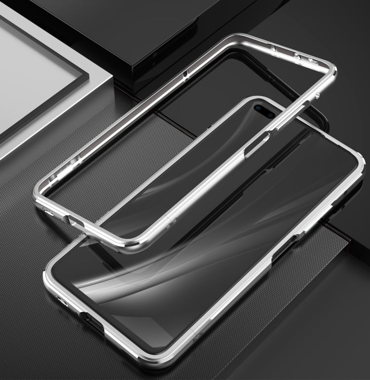 For Huawei Honor V30 Aluminum Alloy Shockproof Protective Bumper Frame(Silver) - Honor Cases by buy2fix | Online Shopping UK | buy2fix