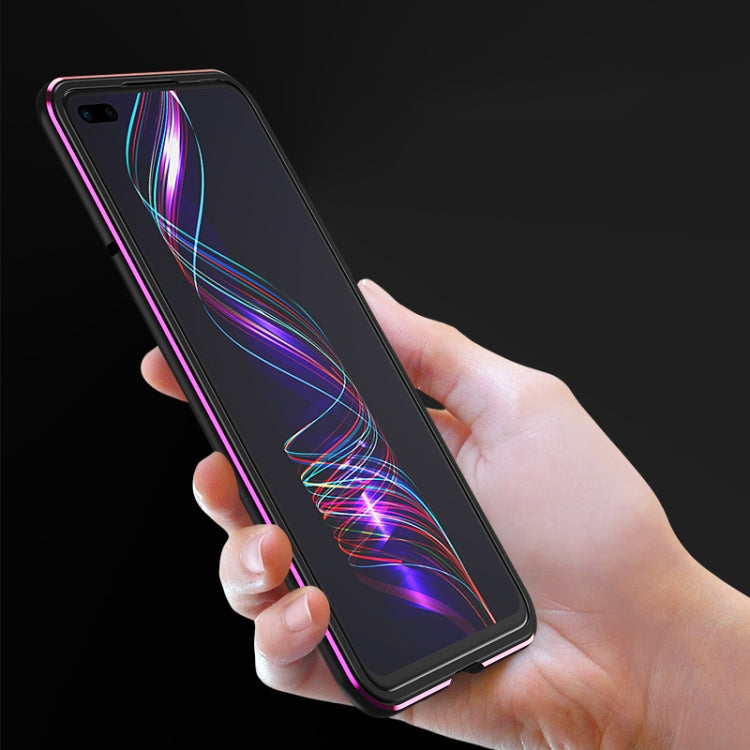 For Huawei Honor V30 Aluminum Alloy Shockproof Protective Bumper Frame(Silver) - Honor Cases by buy2fix | Online Shopping UK | buy2fix