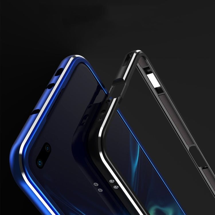 For Huawei Honor V30 Aluminum Alloy Shockproof Protective Bumper Frame(Silver) - Honor Cases by buy2fix | Online Shopping UK | buy2fix