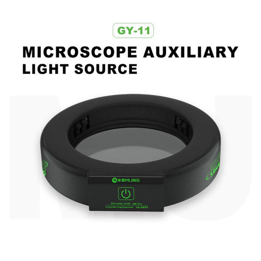 Mijing GY-11 Dust-proof and Smoke-proof Microscope Assisted Touch Ring Light Source - Microscope Magnifier Series by MIJING | Online Shopping UK | buy2fix