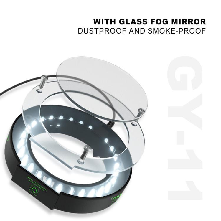 Mijing GY-11 Dust-proof and Smoke-proof Microscope Assisted Touch Ring Light Source - Microscope Magnifier Series by MIJING | Online Shopping UK | buy2fix