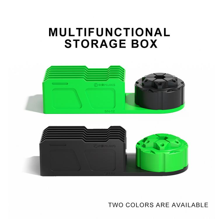 Mijing SN-12 Multi-functional 360 Rotation Storage Organizer + Tin Planting Net Storage Box - Tool Boxes & Bags by MIJING | Online Shopping UK | buy2fix
