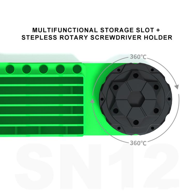 Mijing SN-12 Multi-functional 360 Rotation Storage Organizer + Tin Planting Net Storage Box - Tool Boxes & Bags by MIJING | Online Shopping UK | buy2fix