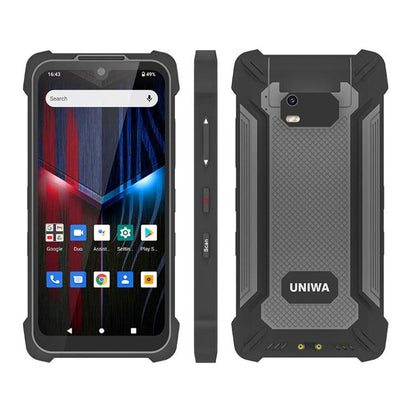 UNIWA P551 Handheld PDA Rugged Phone, 4GB+64GB, 5.5 inch Android 11 Mediatek MT6765 Helio P35 Octa Core, Network: 4G, Plug:UK Plug(Grey) - UNIWA by UNIWA | Online Shopping UK | buy2fix