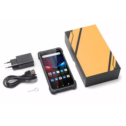 UNIWA P551 Handheld PDA Rugged Phone, 4GB+64GB, 5.5 inch Android 11 Mediatek MT6765 Helio P35 Octa Core, Network: 4G, Plug:EU Plug(Orange) - UNIWA by UNIWA | Online Shopping UK | buy2fix