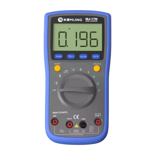 Mijing MJ-17N Auto Range LCD Display True-RMS High-precision Digital Multimeter