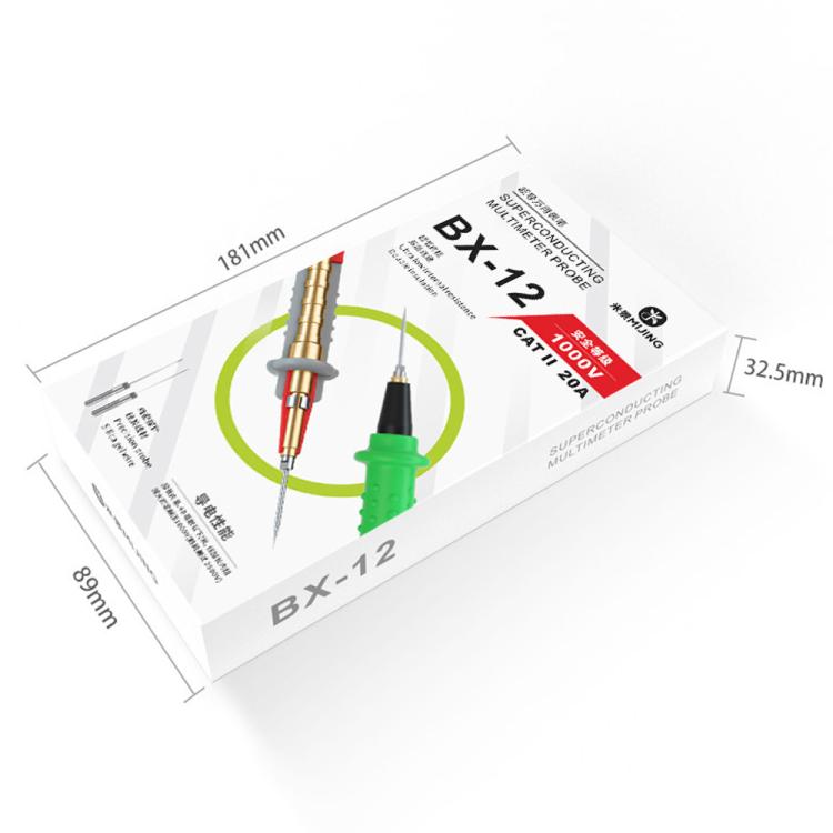 Mijing BX-12 2000V / 20A Multifunctional Stainless Steel Superconducting Multimeter Probe - Digital Multimeter by MIJING | Online Shopping UK | buy2fix