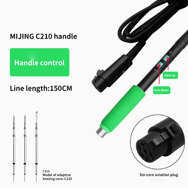 Mijing MJ-H1 Universal Soldering Station Control Handle, Model:C210 - Soldering Iron Set by MIJING | Online Shopping UK | buy2fix