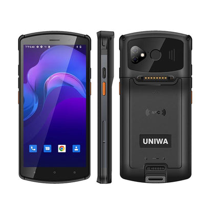 UNIWA V7S PDA Barcode Scanner Rugged Phone, 4GB+64GB, 5.7 inch Android 12 Mediatek MT6762 Octa Core, NFC, Network: 4G, Plug:US Plug(Black) - UNIWA by UNIWA | Online Shopping UK | buy2fix