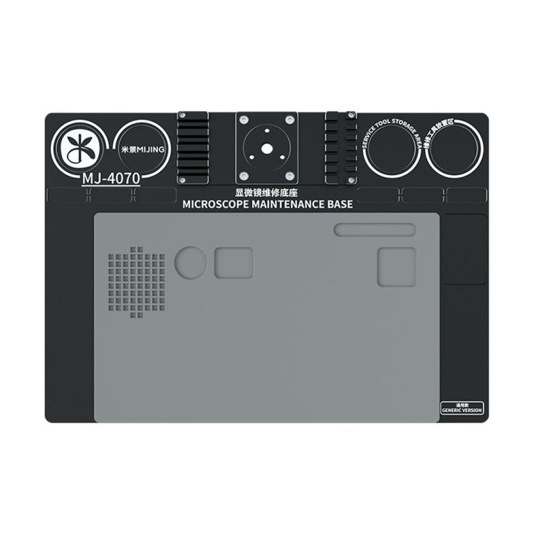 Mijing Fixed Rod Diameter 32mm Universal Microscope Aluminum Alloy Big Base, Mold:MJ-4030 - Microscope Magnifier Series by MIJING | Online Shopping UK | buy2fix