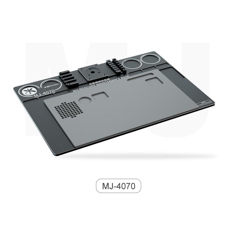 Mijing Fixed Rod Diameter 32mm Universal Microscope Aluminum Alloy Big Base, Mold:MJ-4030 - Microscope Magnifier Series by MIJING | Online Shopping UK | buy2fix
