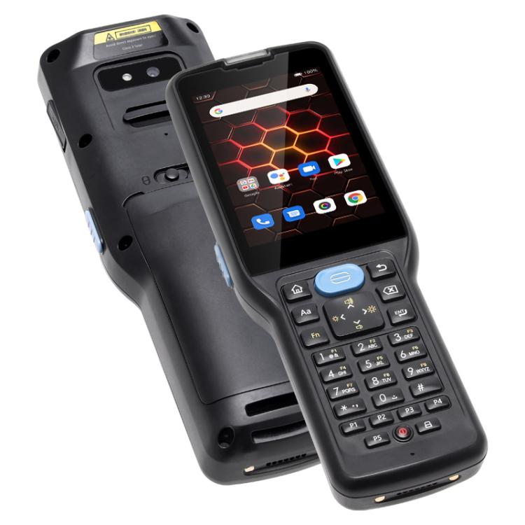 UNIWA V350 Handheld Rugged 2D Barcode Scanner, 4GB+64GB, 3.5 inch Android 12 Mediatek MT6761 Quad Core, T9 Keyboard, NFC, Network: 4G, Plug:AU Plug(Black) - UNIWA by UNIWA | Online Shopping UK | buy2fix