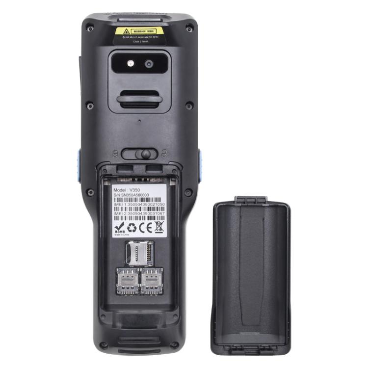 UNIWA V350 Handheld Rugged 2D Barcode Scanner, 4GB+64GB, 3.5 inch Android 12 Mediatek MT6761 Quad Core, T9 Keyboard, NFC, Network: 4G, Plug:UK Plug(Black) - UNIWA by UNIWA | Online Shopping UK | buy2fix