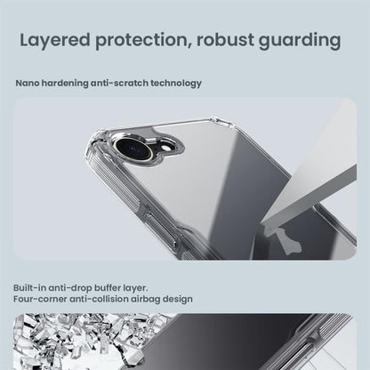 For iPhone 16e NILLKIN Ultra Clear PC + TPU Phone Case(Transparent) - iPhone 16e Cases by NILLKIN | Online Shopping UK | buy2fix