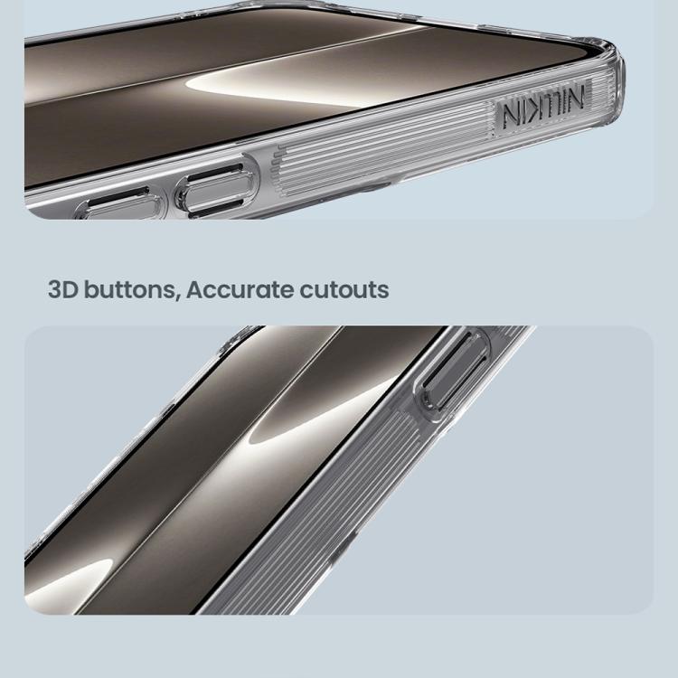 For iPhone 16e NILLKIN Ultra Clear Magnetic PC + TPU Phone Case(Transparent) - iPhone 16e Cases by NILLKIN | Online Shopping UK | buy2fix