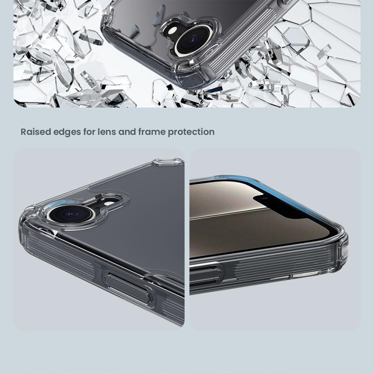 For iPhone 16e NILLKIN Ultra Clear Magnetic PC + TPU Phone Case(Transparent) - iPhone 16e Cases by NILLKIN | Online Shopping UK | buy2fix