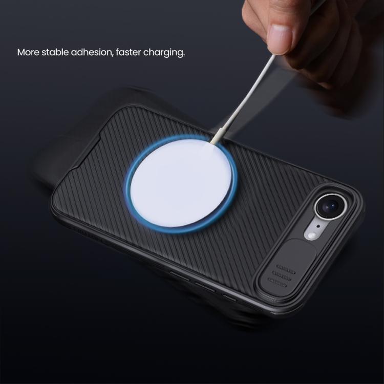 For iPhone 16e NILLKIN CamShield Pro Magnetic PC Phone Case(Black) - iPhone 16e Cases by NILLKIN | Online Shopping UK | buy2fix