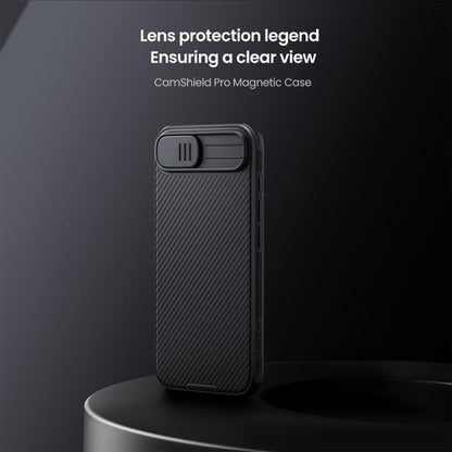 For iPhone 16e NILLKIN CamShield Pro Magnetic PC Phone Case(Black) - iPhone 16e Cases by NILLKIN | Online Shopping UK | buy2fix