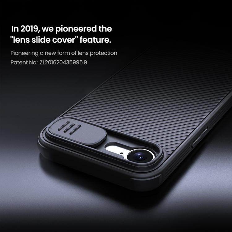 For iPhone 16e NILLKIN CamShield Pro Magnetic PC Phone Case(Black) - iPhone 16e Cases by NILLKIN | Online Shopping UK | buy2fix