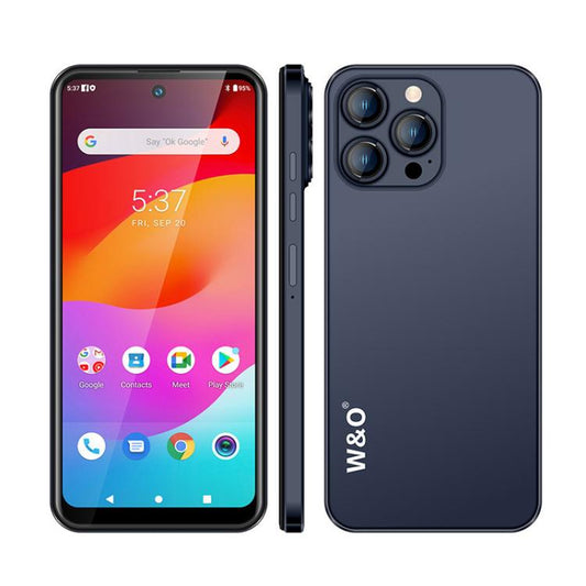 W&O X200 Pro, 4GB+128GB, 6.8 inch Android 10 Mediatek MT6765 Helio P35 Octa Core, Network: 4G, Plug:AU Plug(Blue) - UNIWA by buy2fix | Online Shopping UK | buy2fix