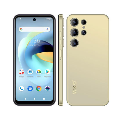 W&O X500 Pro, 4GB+128GB, 6.8 inch Android 10 Mediatek MT6765 Helio P35 Octa Core, Network: 4G, Plug:US Plug(Gold) - UNIWA by buy2fix | Online Shopping UK | buy2fix