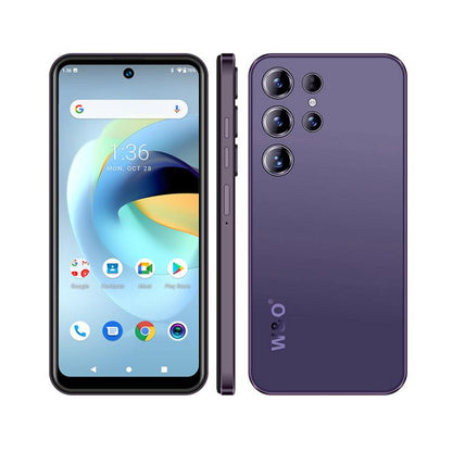 W&O X500 Pro, 4GB+128GB, 6.8 inch Android 10 Mediatek MT6765 Helio P35 Octa Core, Network: 4G, Plug:UK Plug(Purple) - UNIWA by buy2fix | Online Shopping UK | buy2fix