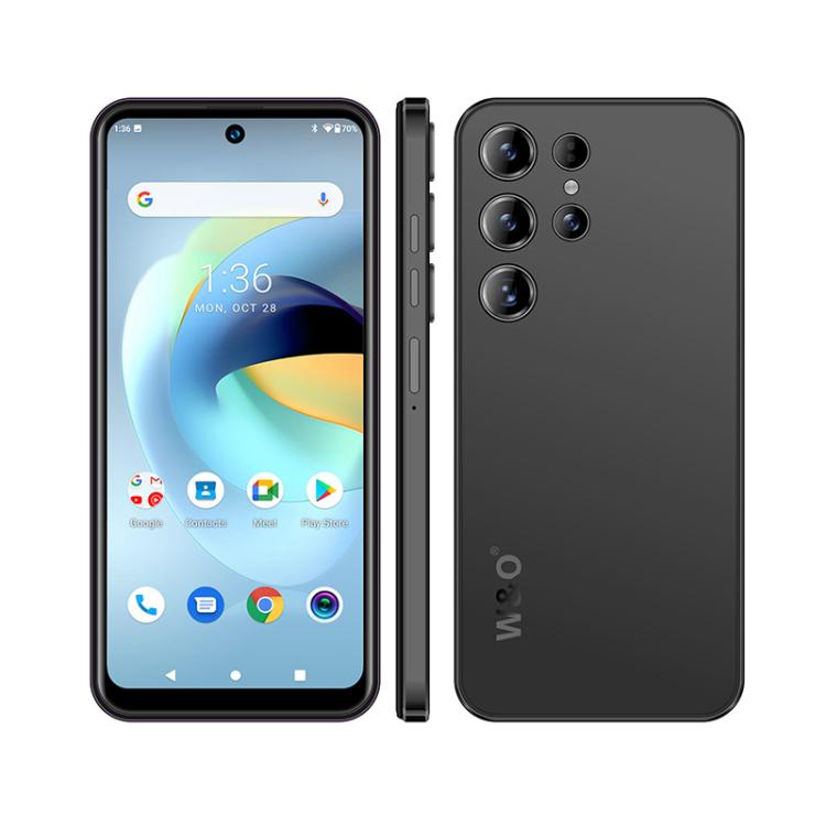 W&O X500 Pro, 4GB+128GB, 6.8 inch Android 10 Mediatek MT6765 Helio P35 Octa Core, Network: 4G, Plug:AU Plug(Black) - UNIWA by buy2fix | Online Shopping UK | buy2fix