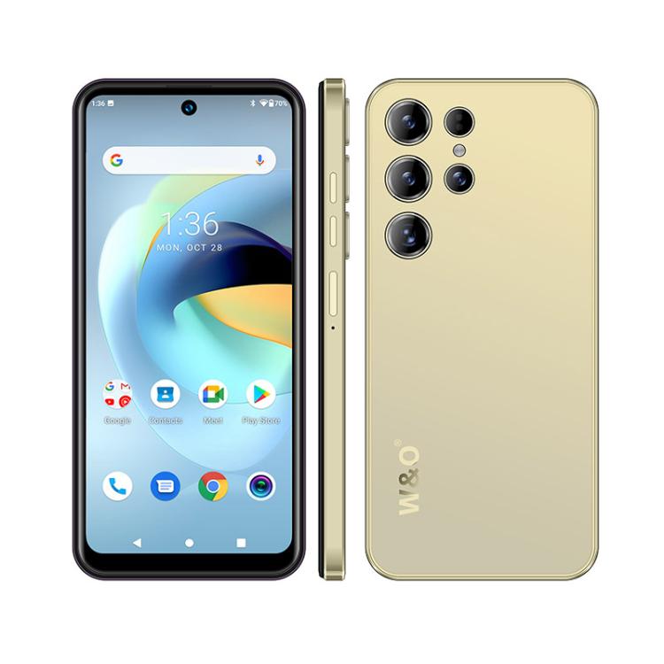 W&O X500 Pro, 4GB+128GB, 6.8 inch Android 10 Mediatek MT6765 Helio P35 Octa Core, Network: 4G, Plug:AU Plug(Gold) - UNIWA by buy2fix | Online Shopping UK | buy2fix