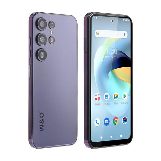 W&O X500 Pro, 4GB+128GB, 6.8 inch Android 10 Mediatek MT6765 Helio P35 Octa Core, Network: 4G, Plug:AU Plug(Purple) - UNIWA by buy2fix | Online Shopping UK | buy2fix
