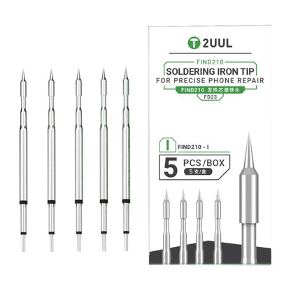 2uul 5 in 1 Soldering Iron Tips for Most C210 Soldering Station, Model:FD23 I - Soldering Iron Tip by 2UUL | Online Shopping UK | buy2fix