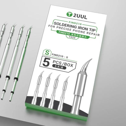 2uul 5 in 1 Soldering Iron Tips for Most C210 Soldering Station, Model:FD24 S - Soldering Iron Tip by 2UUL | Online Shopping UK | buy2fix